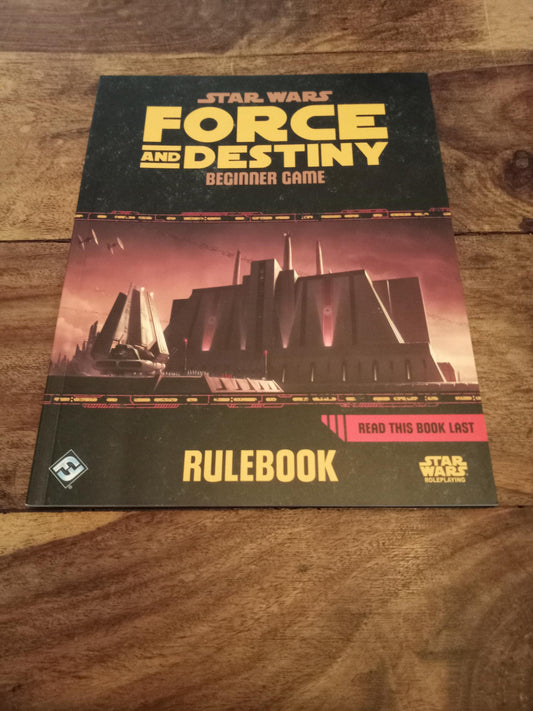 Star Wars Force and Destiny Beginner Game Rulebook Booklet