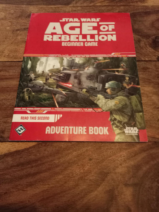 Star Wars Age of Rebellion Beginner Game Adventure Book Booklet