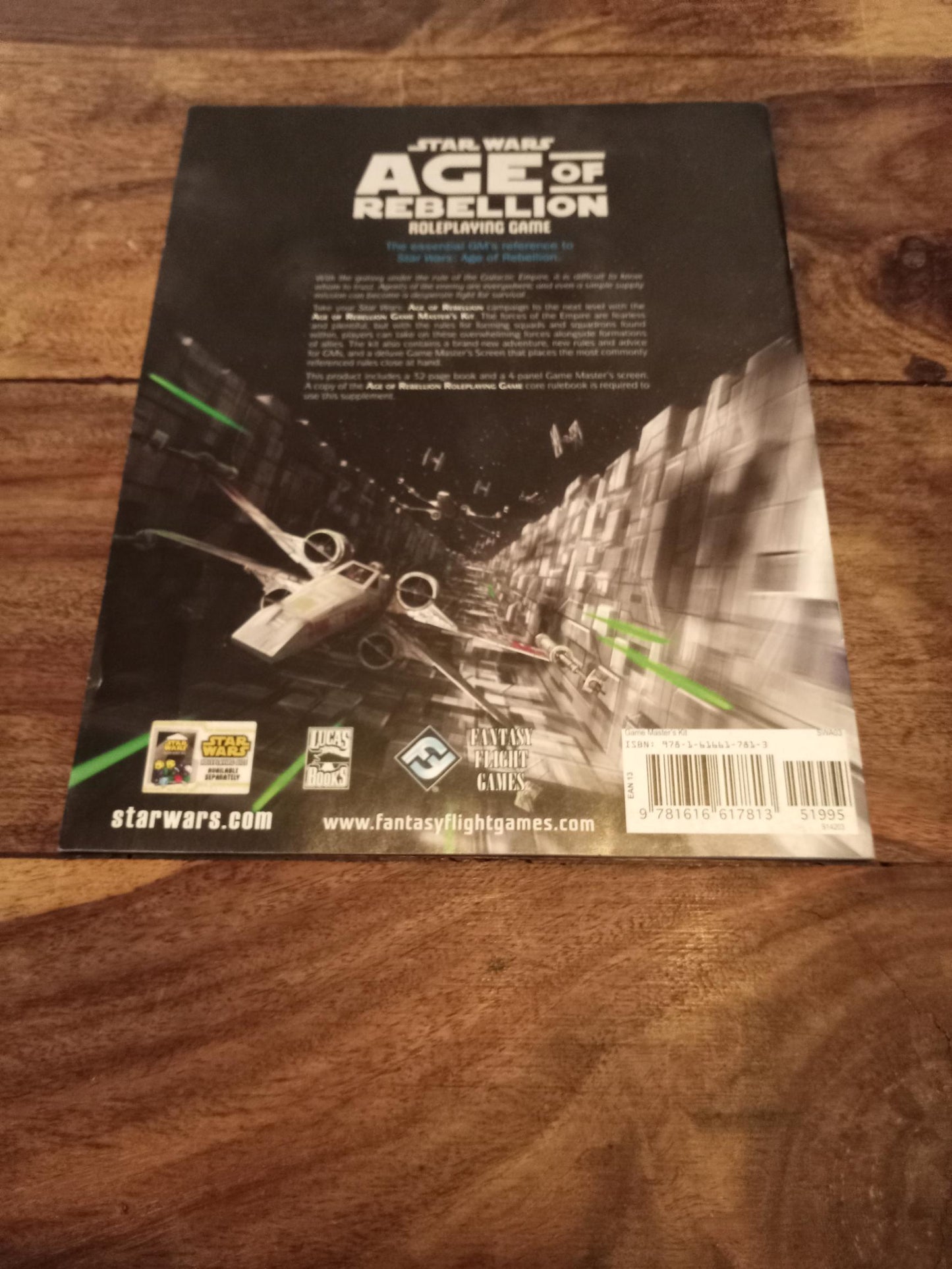 Star Wars Age of Rebellion Beginner Game Adventure Module Booklet