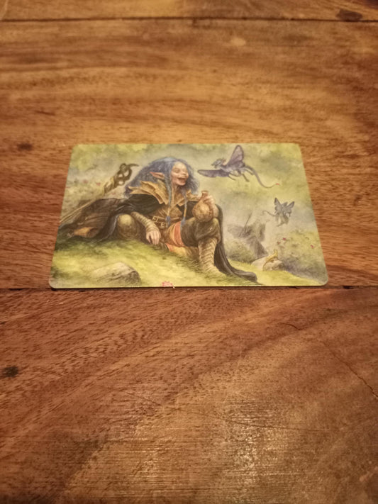 Magic The Gathering Feywild Trickster Art Card Gold-Stamped Signature AFR Art