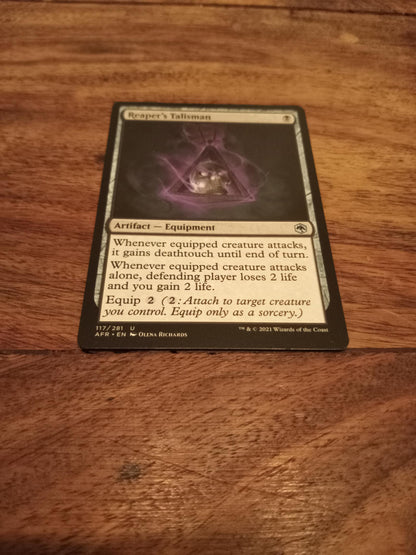 Magic The Gathering Reaper's Talisman MTG D&D Forgotten Realms