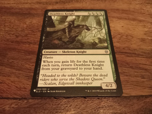 Magic The Gathering Deathless Knight Throne of Eldraine D&D