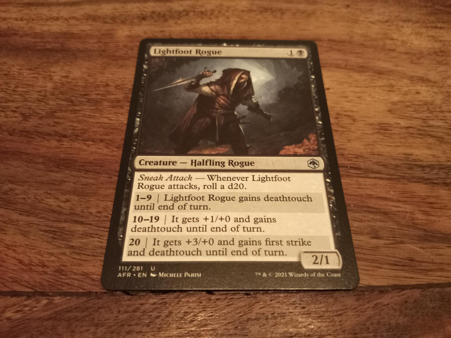 Magic The Gathering Lightfoot Rogue MTG D&D Forgotten Realms