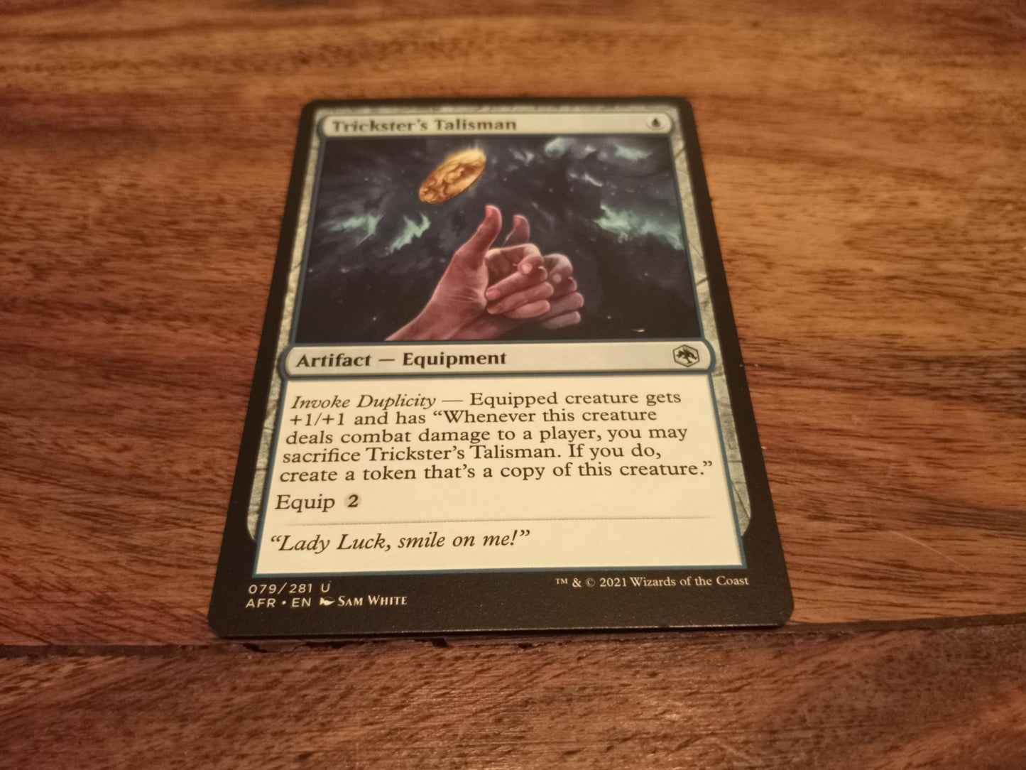 Magic The Gathering Trickster's Talisman MTG D&D Forgotten Realms