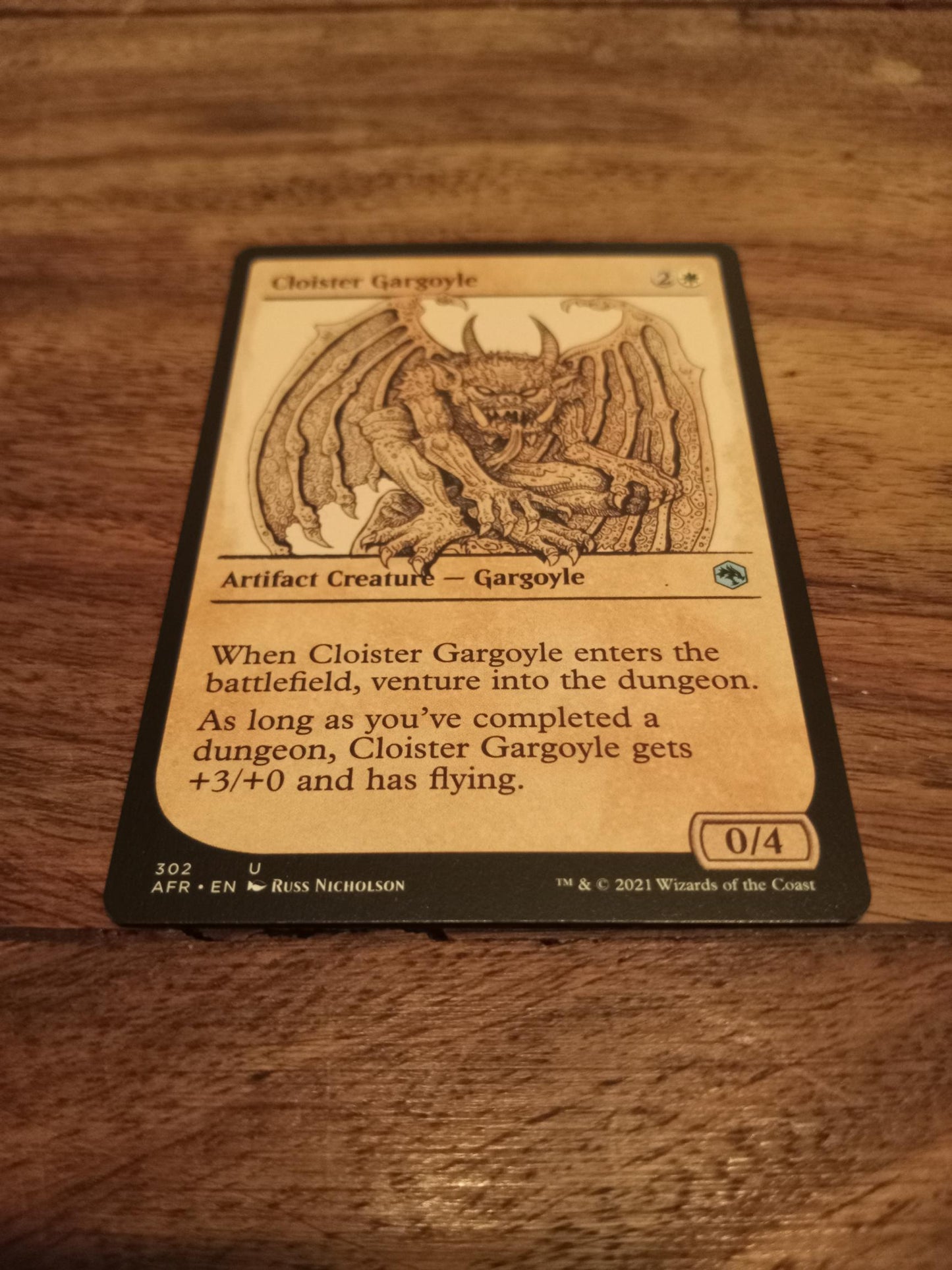 Magic The Gathering Cloister Gargoyle MTG D&D Forgotten Realms