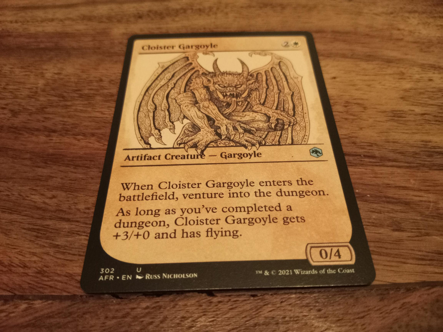 Magic The Gathering Cloister Gargoyle MTG D&D Forgotten Realms