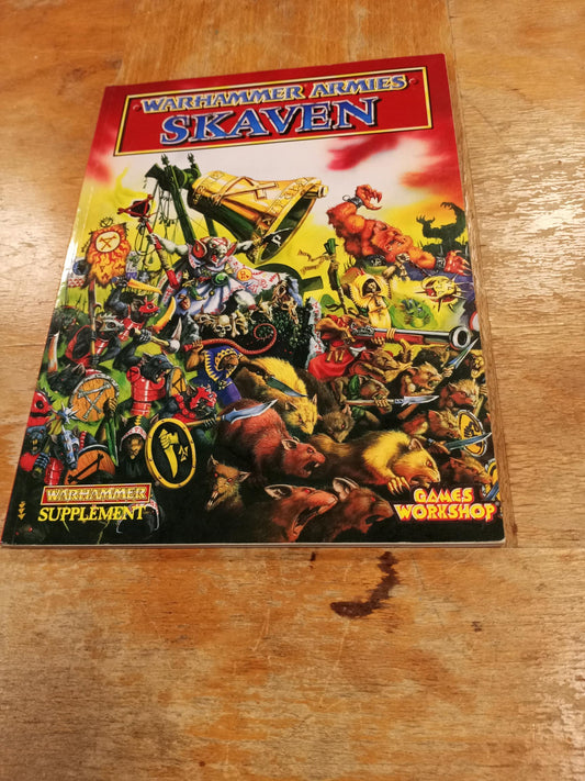 Warhammer Armies Skaven Army Book Games Workshop 1993