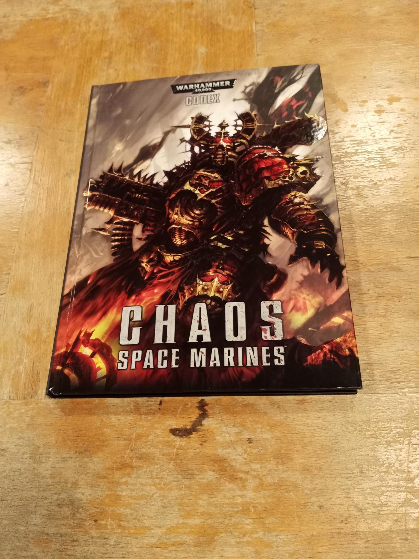 Warhammer 40k Codex Chaos Space Marines Hardcover Games Workshop 2012