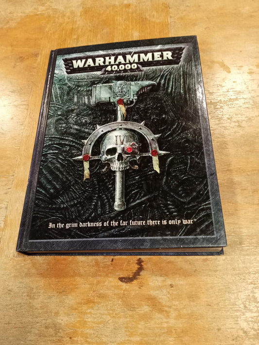 Warhammer 40,000 4th Edition Core Rulebook Hardcover Games Workshop 2004