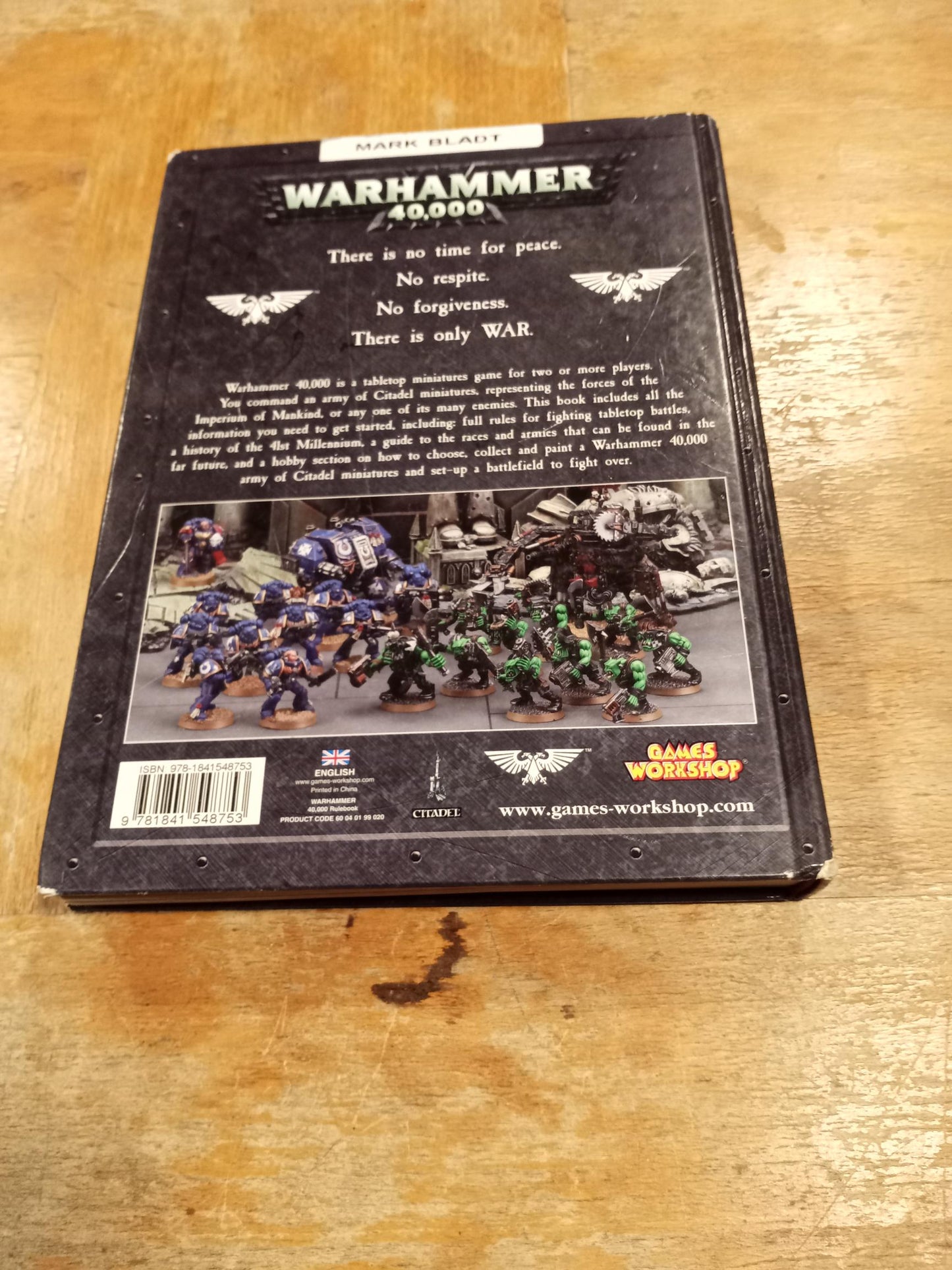 Warhammer 40,000 5th Edition Core RuleBook 2008 Hardcover Games Workshop