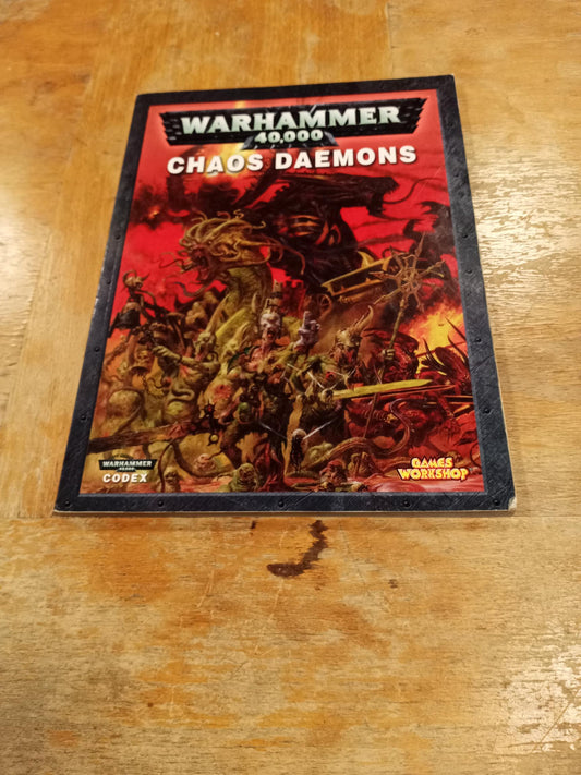 Warhammer 40k Chaos Daemons Codex 4th Edition Games Workshop