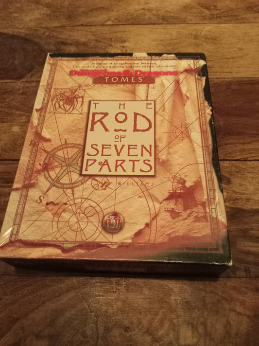 AD&D The Rod of Seven Parts Box Set Complete TSR 1145 1996