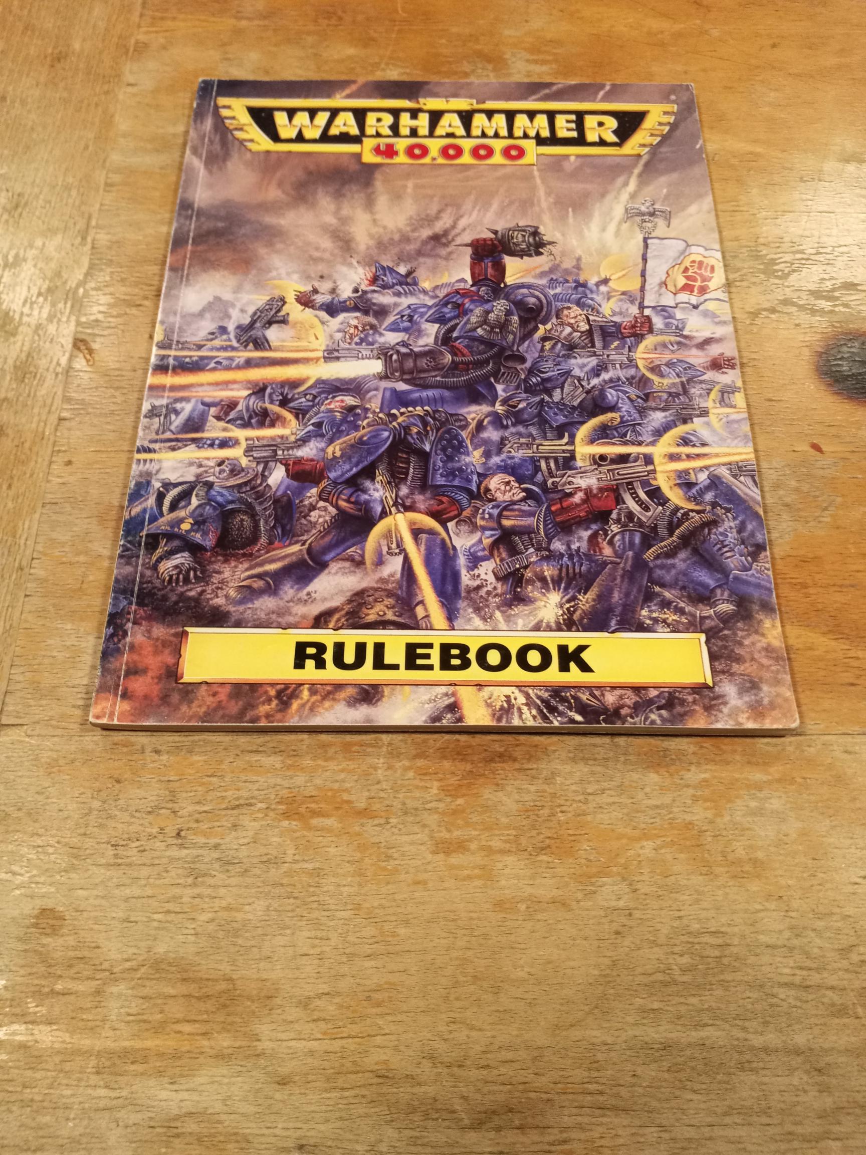 Warhammer 40K Rulebook 2nd Edition Games 1993