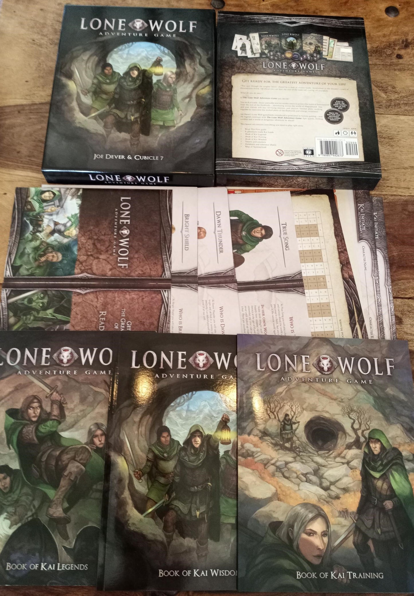 Lone Wolf Adventure Game Box Set CB 72210 Cubicle Seven 2015