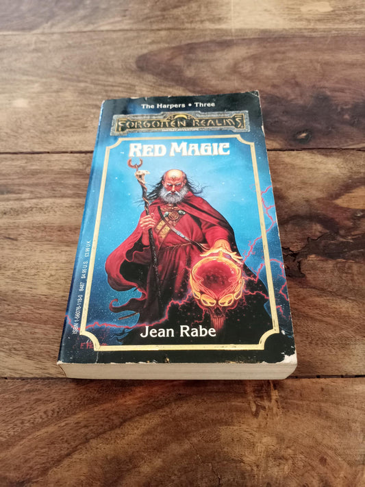 Forgotten Realms Red Magic The Harpers #3 TSR 1991