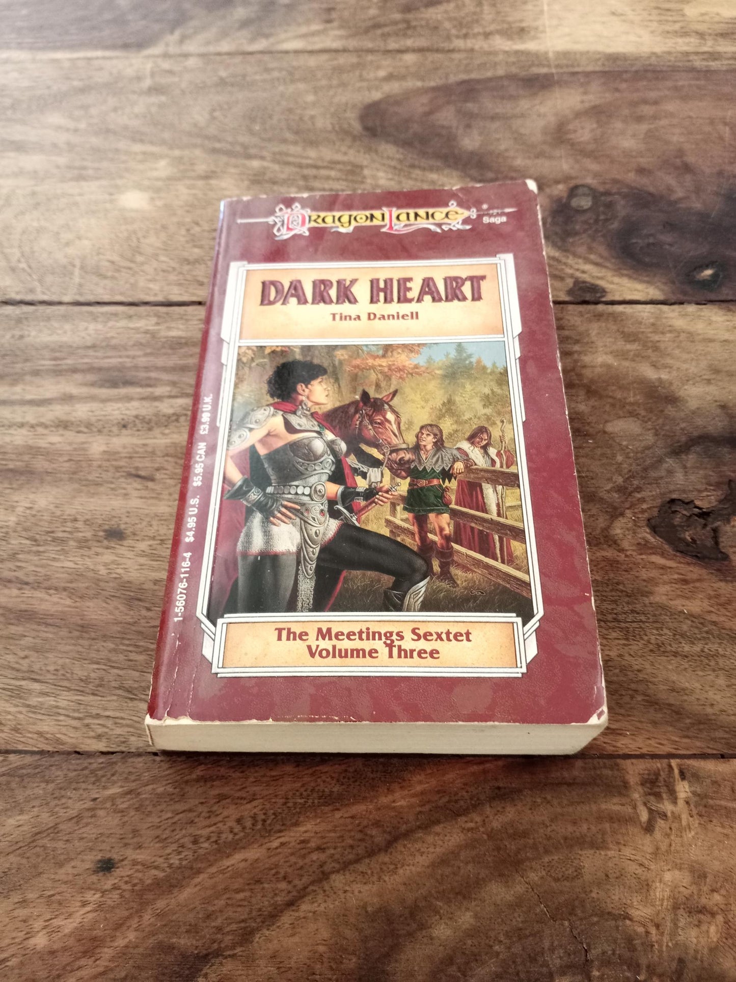 DragonLance Dark Heart The Meetings Sextet #3 TSR 1991