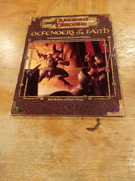 Dungeons & Dragons Defenders of Faith A Guidebook to Clerics and Paladins Wizards of the Coast