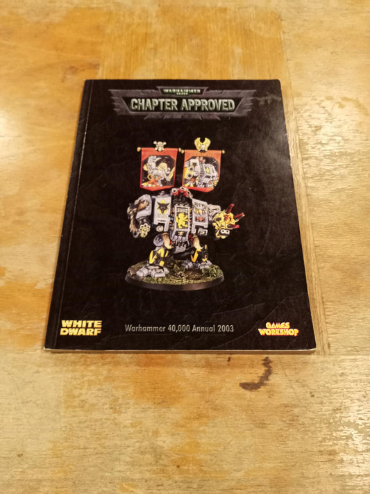 Warhammer 40k Chapter Approved Annual Games Workshop 2003