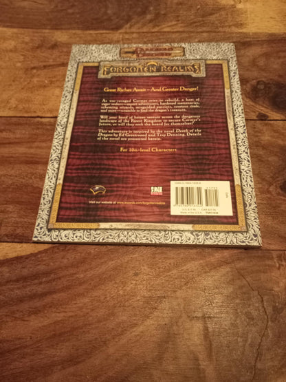 Forgotten Realms Into The Dragon's Lair Wizards of the Coast 2000