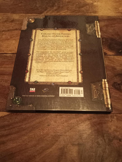Dungeons & Dragons Planar Handbook Hardcover Wizards of the Coast 2004