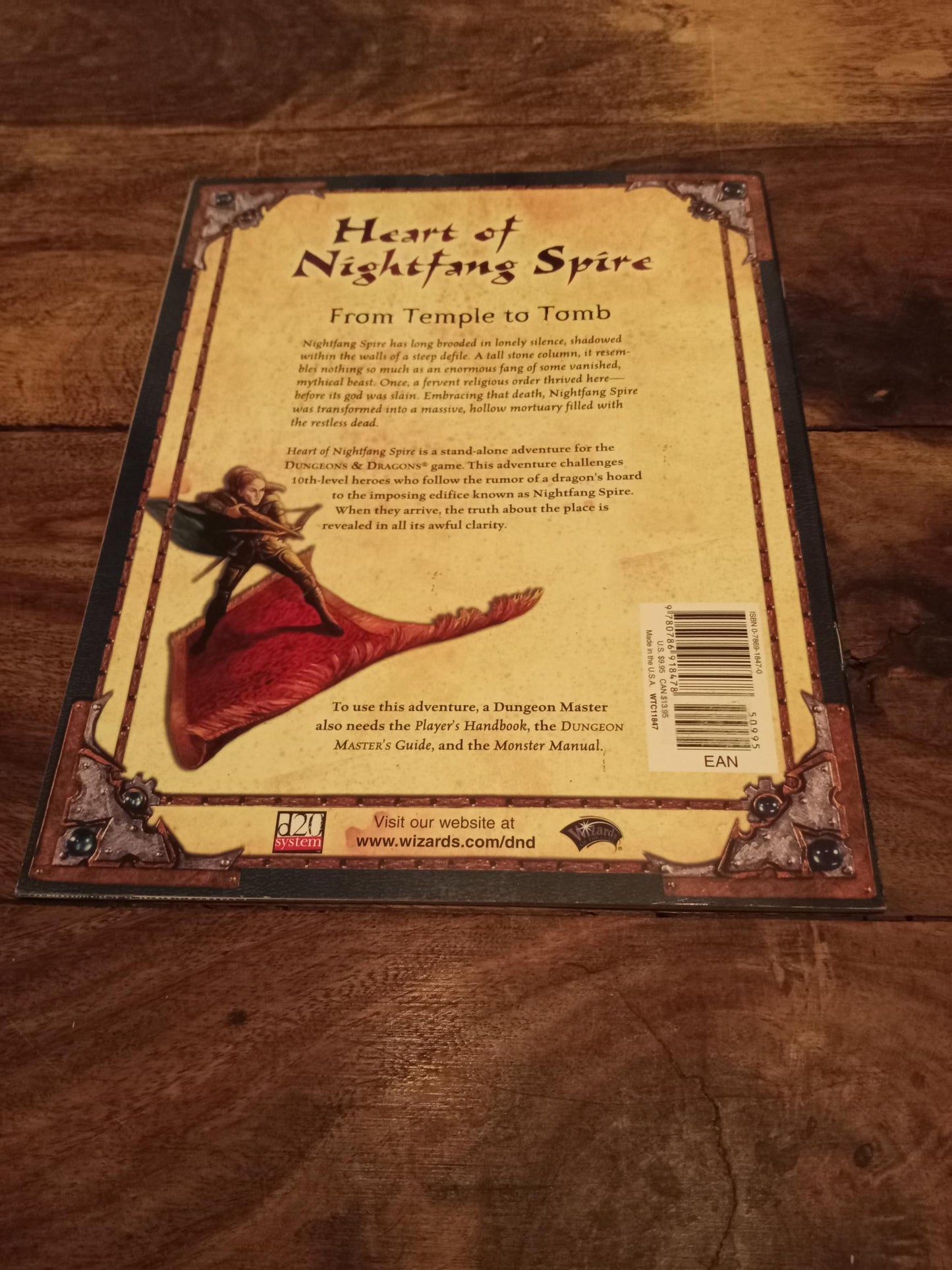 Dungeons & Dragons Heart of Nightfang Spire Wizards of the Coast 2001