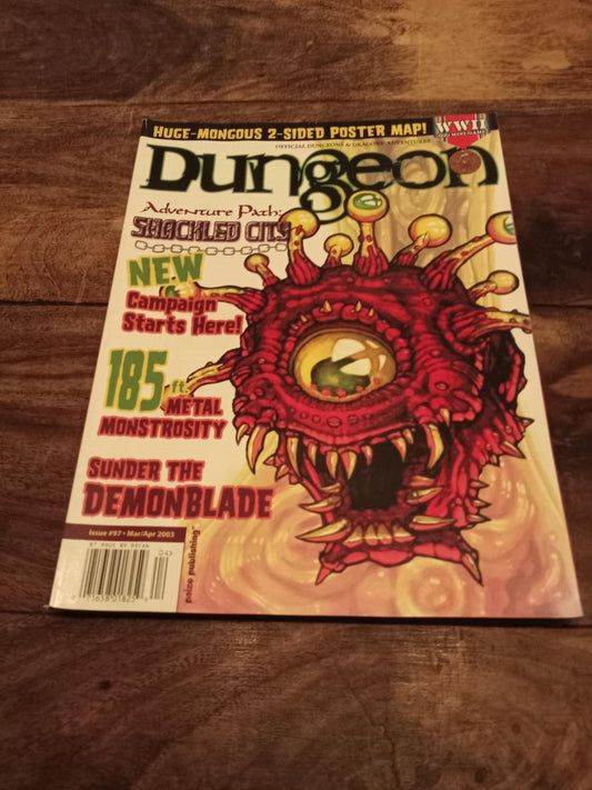 Dungeon Magazine #97 Mar/Apr 2003 TSR D&D