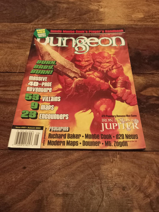 Dungeon Magazine #101 August 2003 TSR D&D