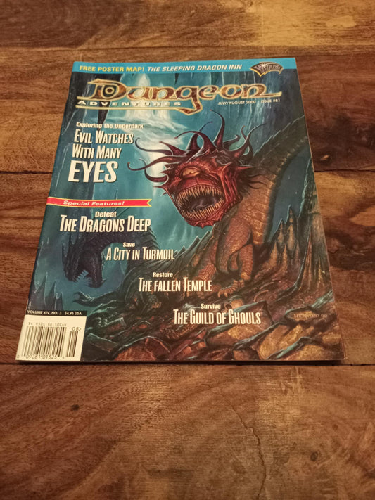 Dungeon Magazine Vol XIV No. 3 #81 July/August 2000 TSR D&D