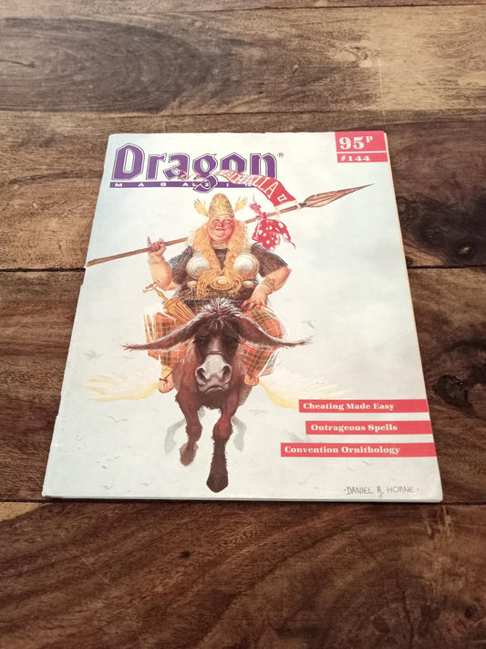 Dragon Magazine #144 April 1989 TSR AD&D