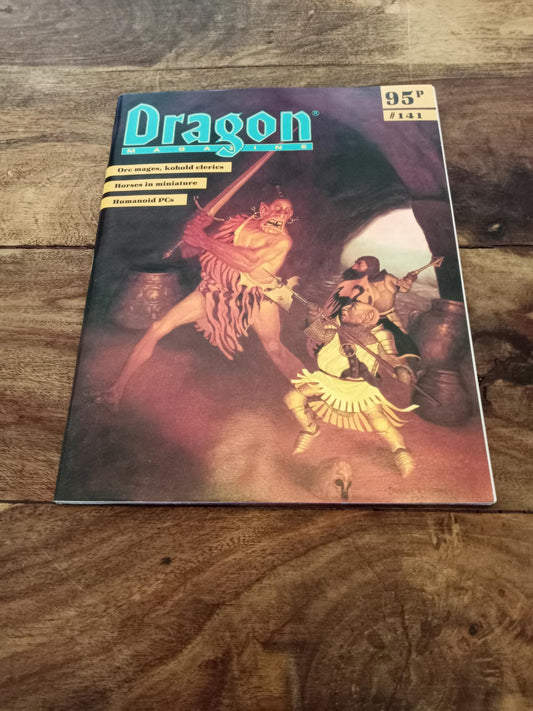 Dragon Magazine #141 January 1989 TSR AD&D
