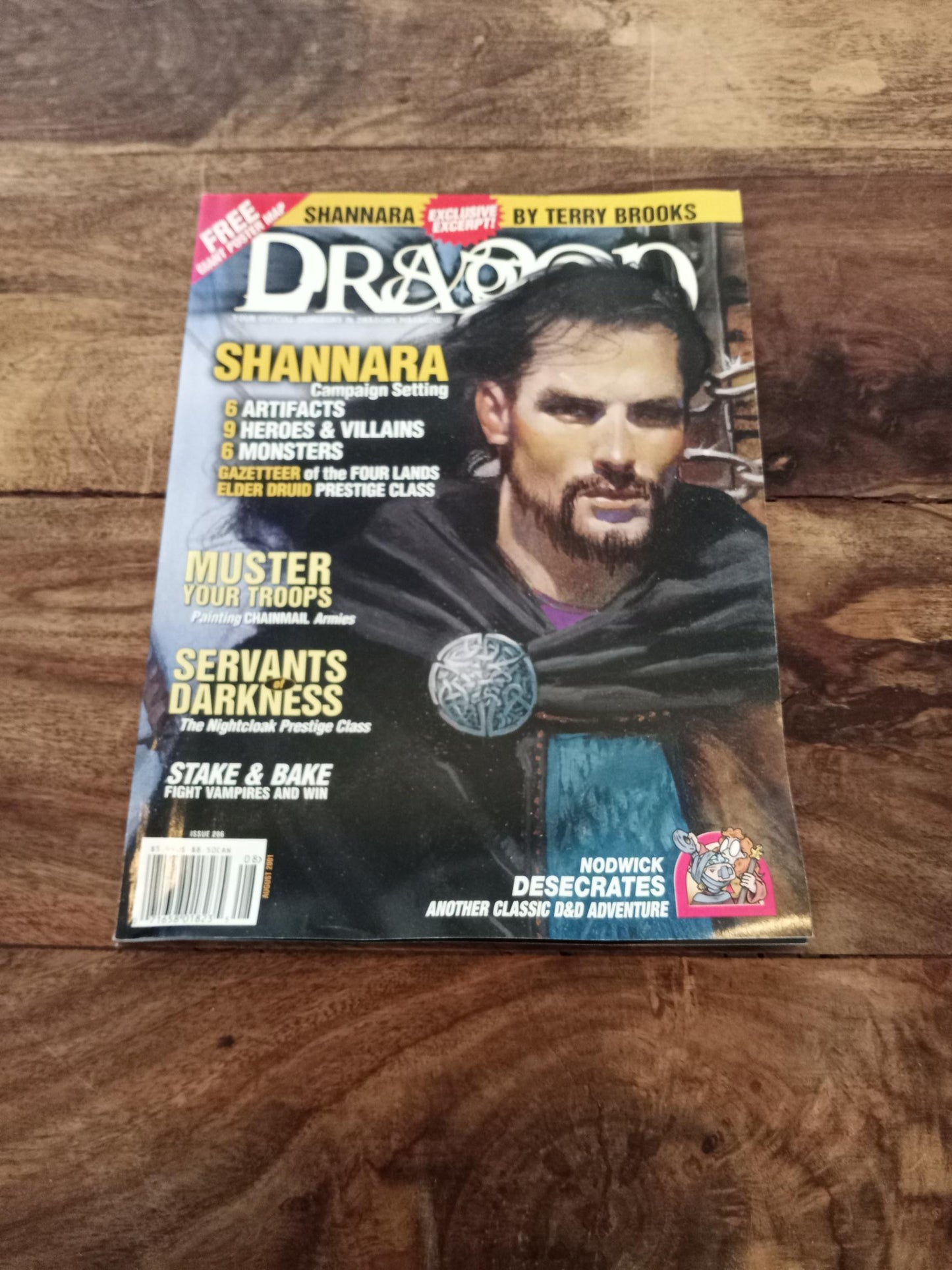 Dragon Magazine #286 With Poster Map August 2001 TSR AD&D