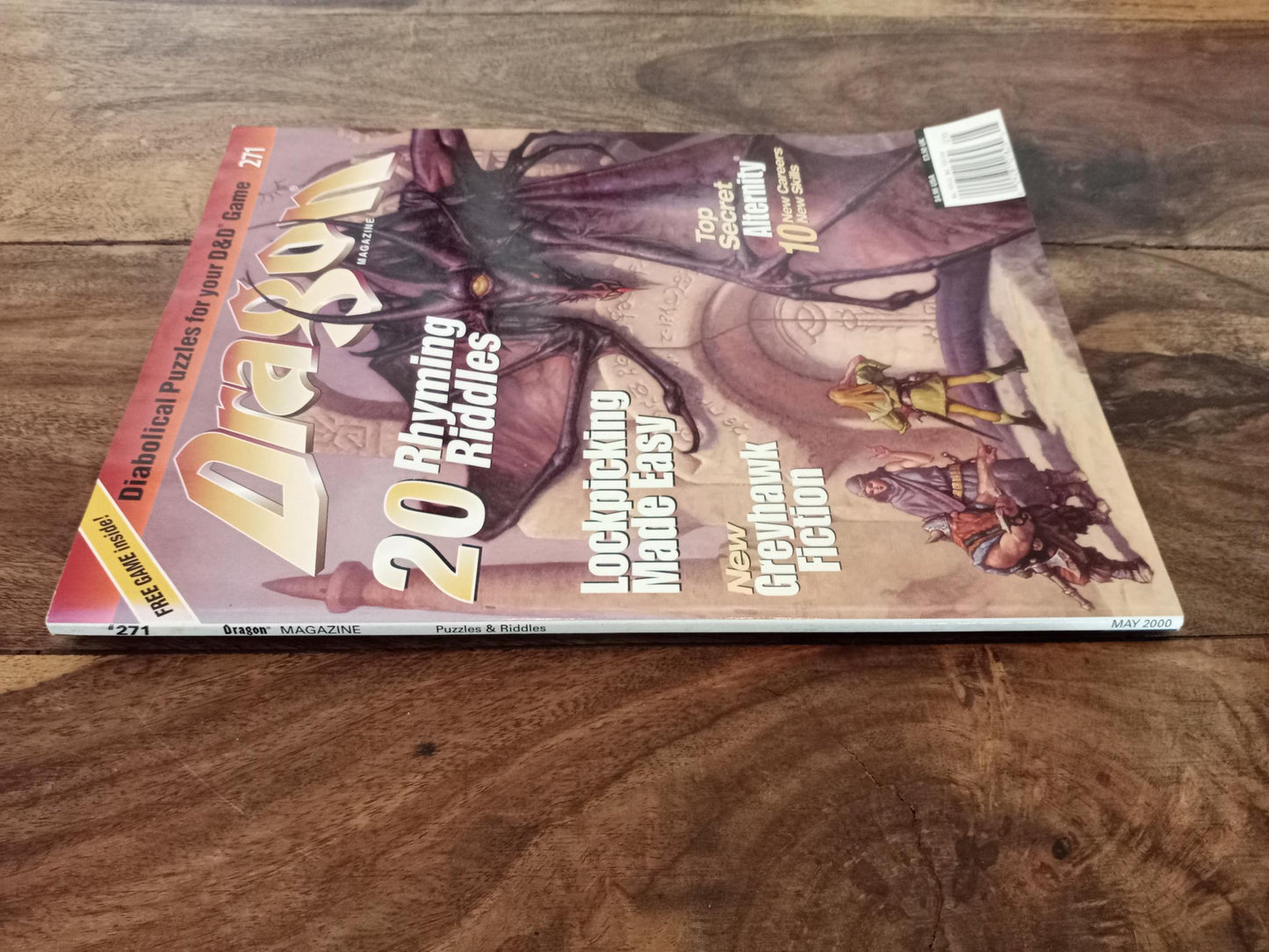 Dragon Magazine #271 With Inserts May 2000 TSR AD&D