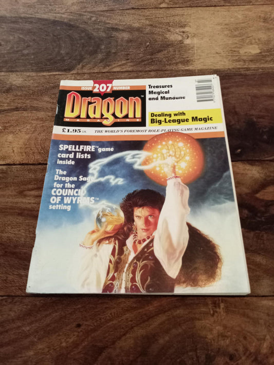 Dragon Magazine #207 With Inserts July 1994 TSR AD&D