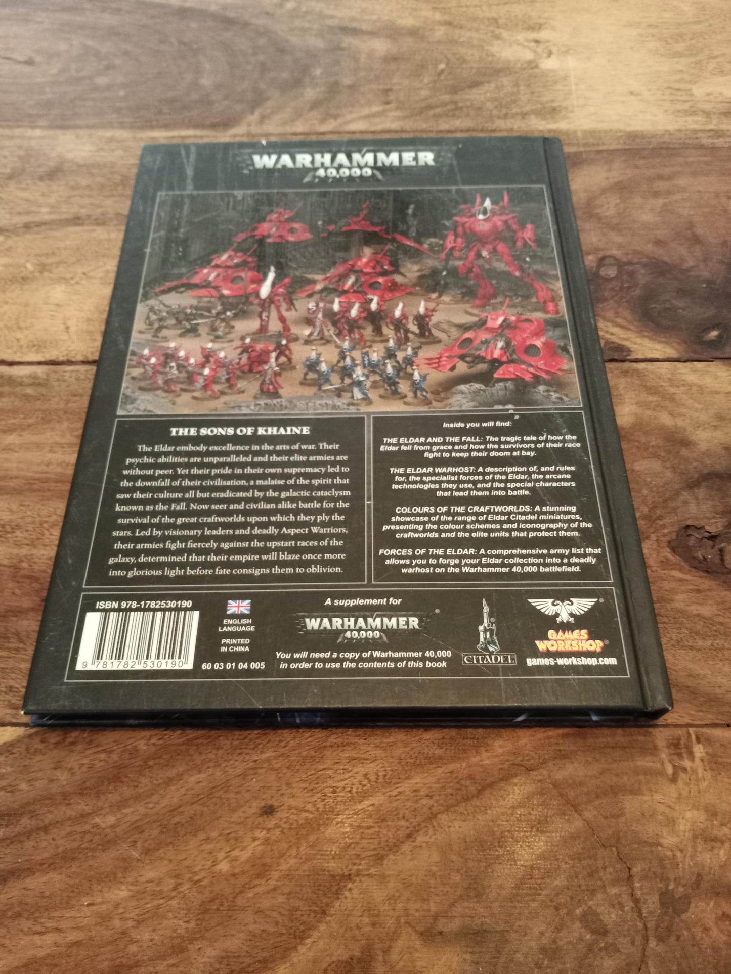Warhammer 40k Eldar Codex 6th ed Games Workshop 2013