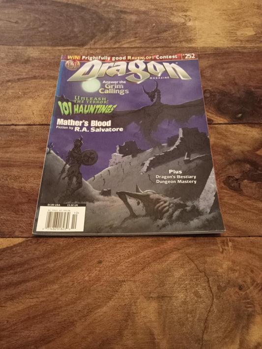 Dragon Magazine #252 October 1998 TSR AD&D
