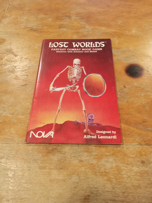 Lost Worlds Skeleton with Scimitar and Shield NOVA 1983