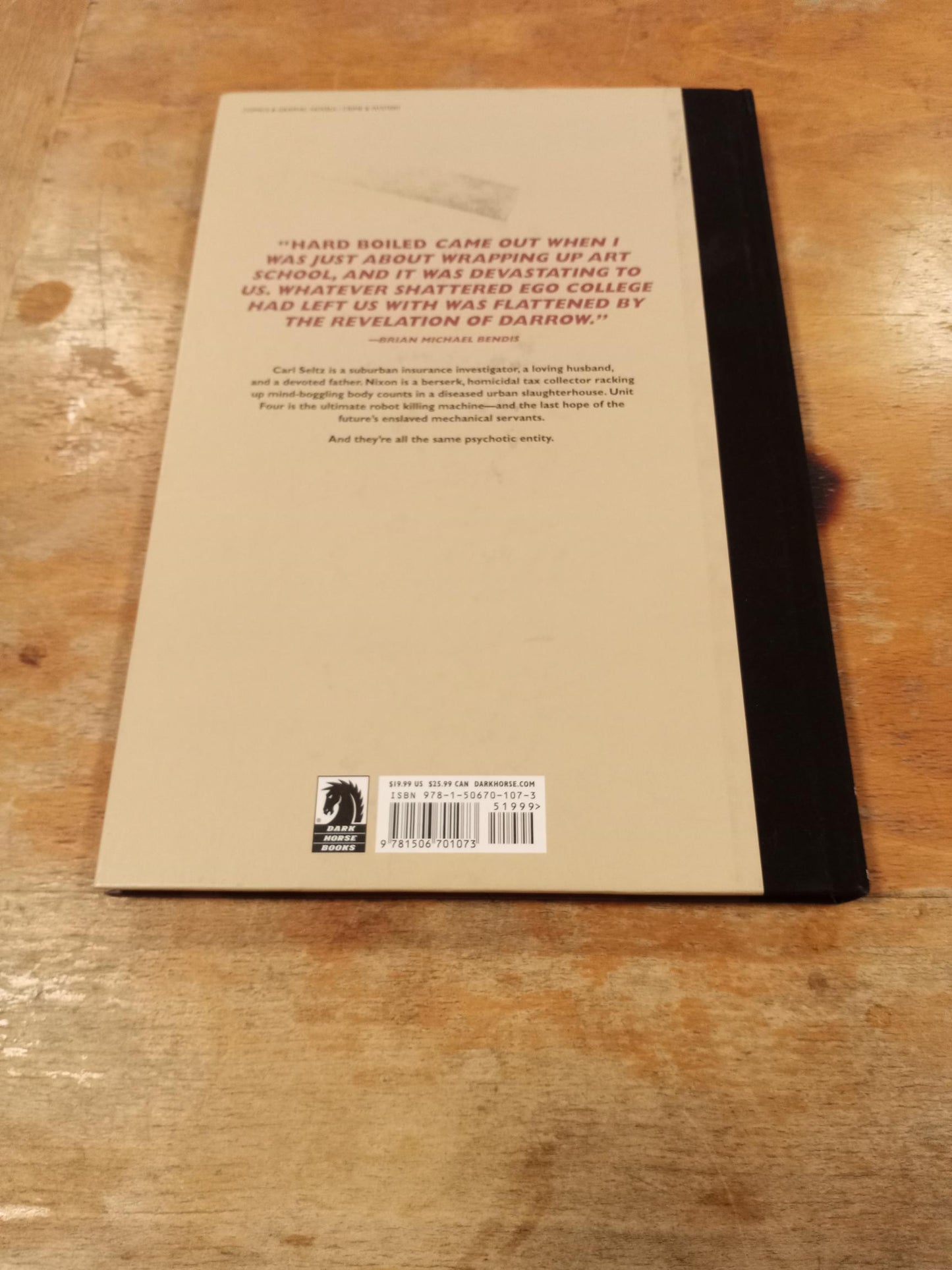 Hard Boiled Second Edition Frank Miller Graphic Novel Hardcover
