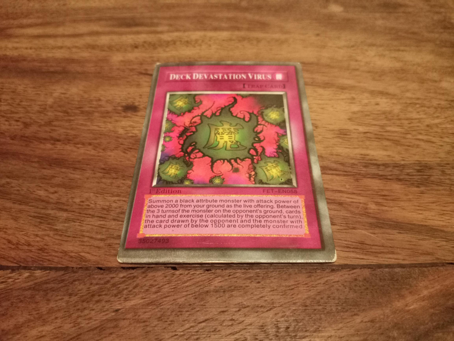 Yu-Gi-Oh! Deck Devastation Virus FET-EN058