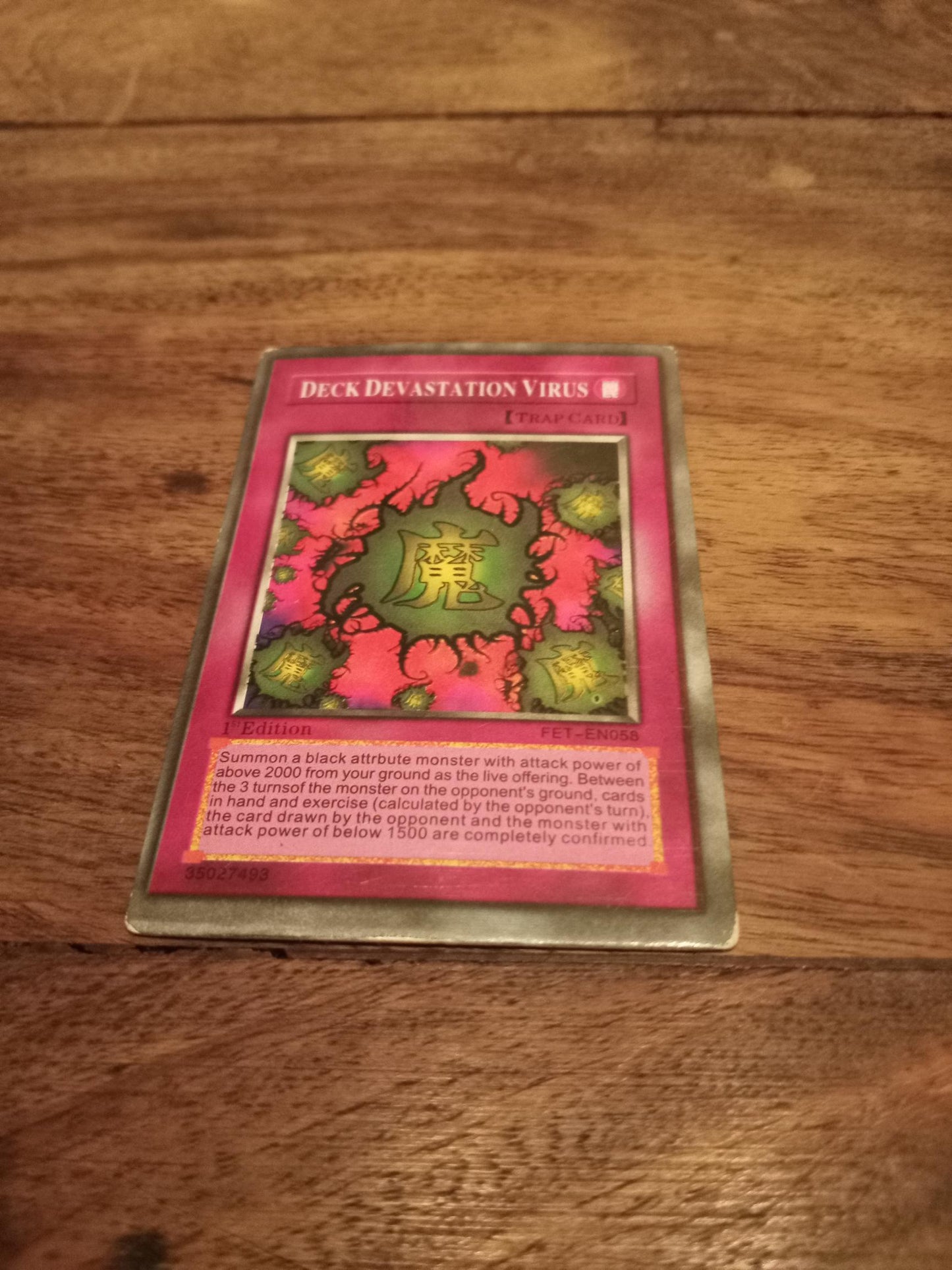 Yu-Gi-Oh! Deck Devastation Virus FET-EN058