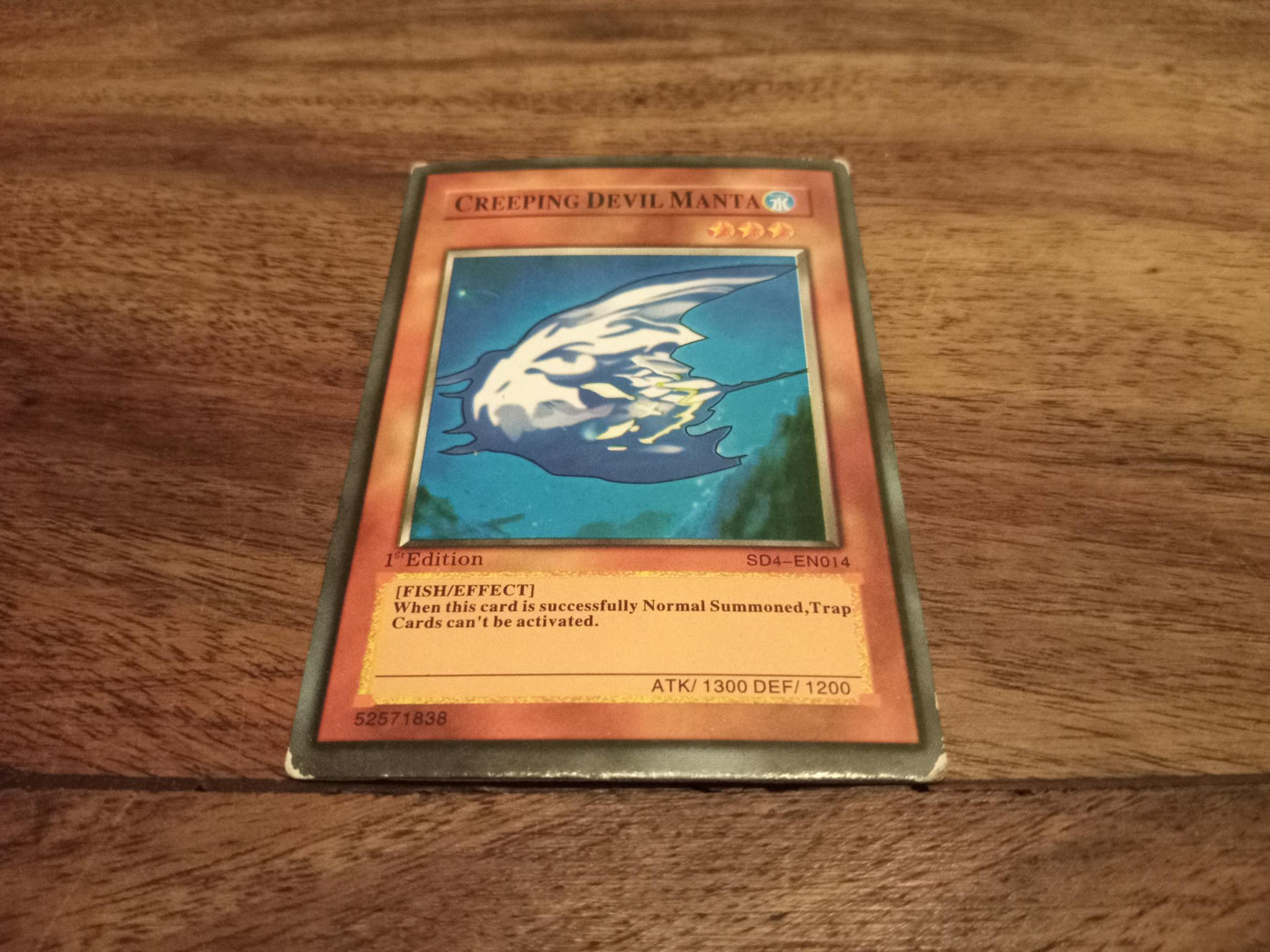 Yu-Gi-Oh! Creeping Doom Manta SD4-EN014