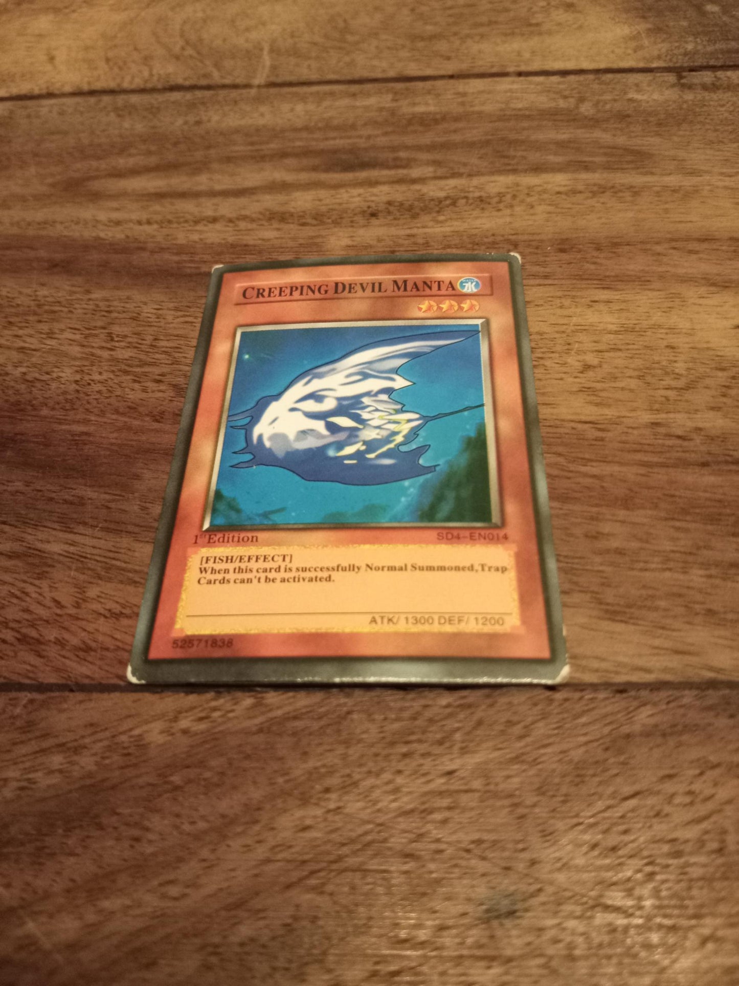 Yu-Gi-Oh! Creeping Doom Manta SD4-EN014