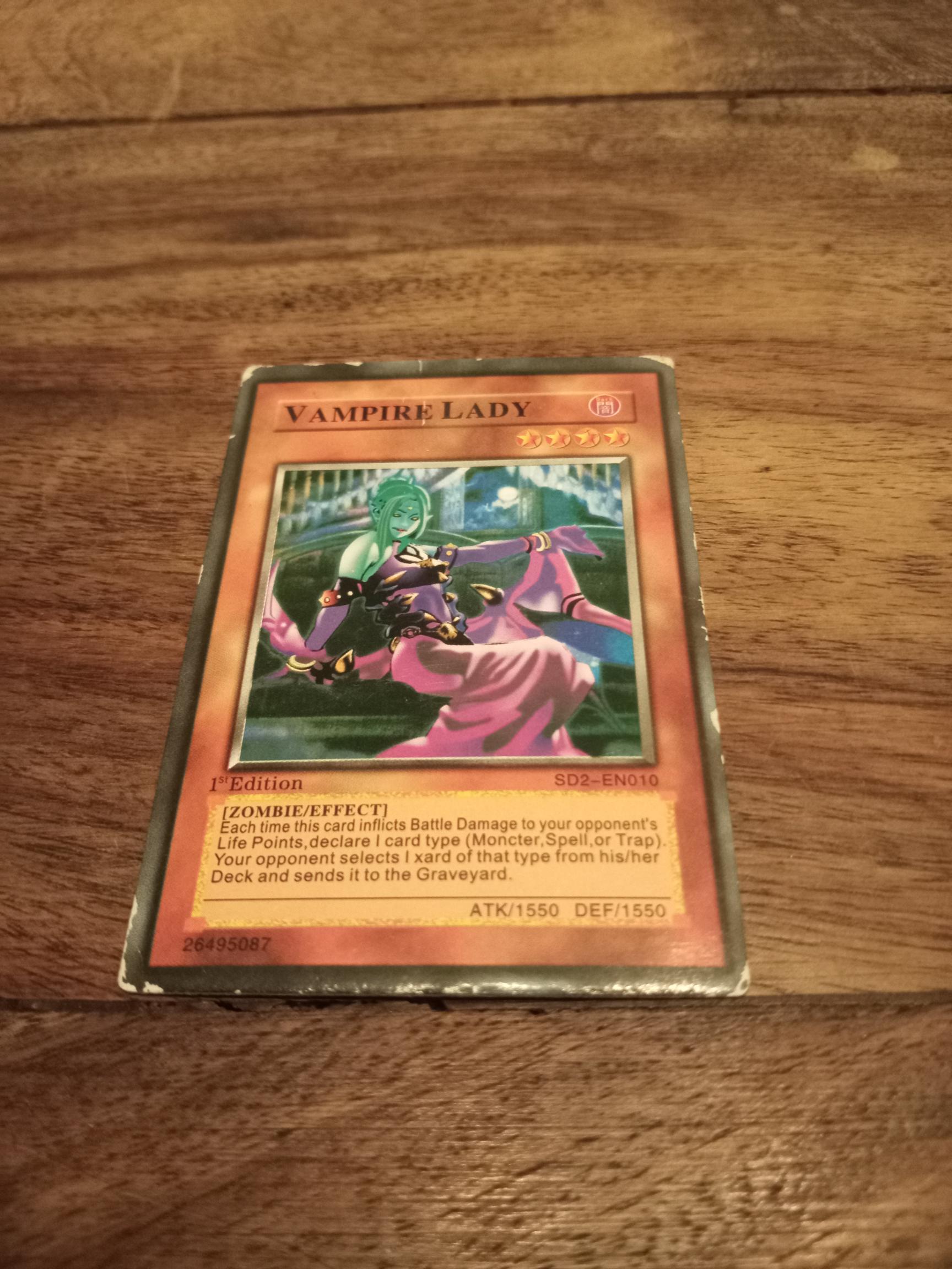 Yu-Gi-Oh! Vampire Lady SD2-EN010 AllRoleplaying.com Yu-Gi-Oh! Vampire Lady SD2-EN010 AllRoleplaying.com