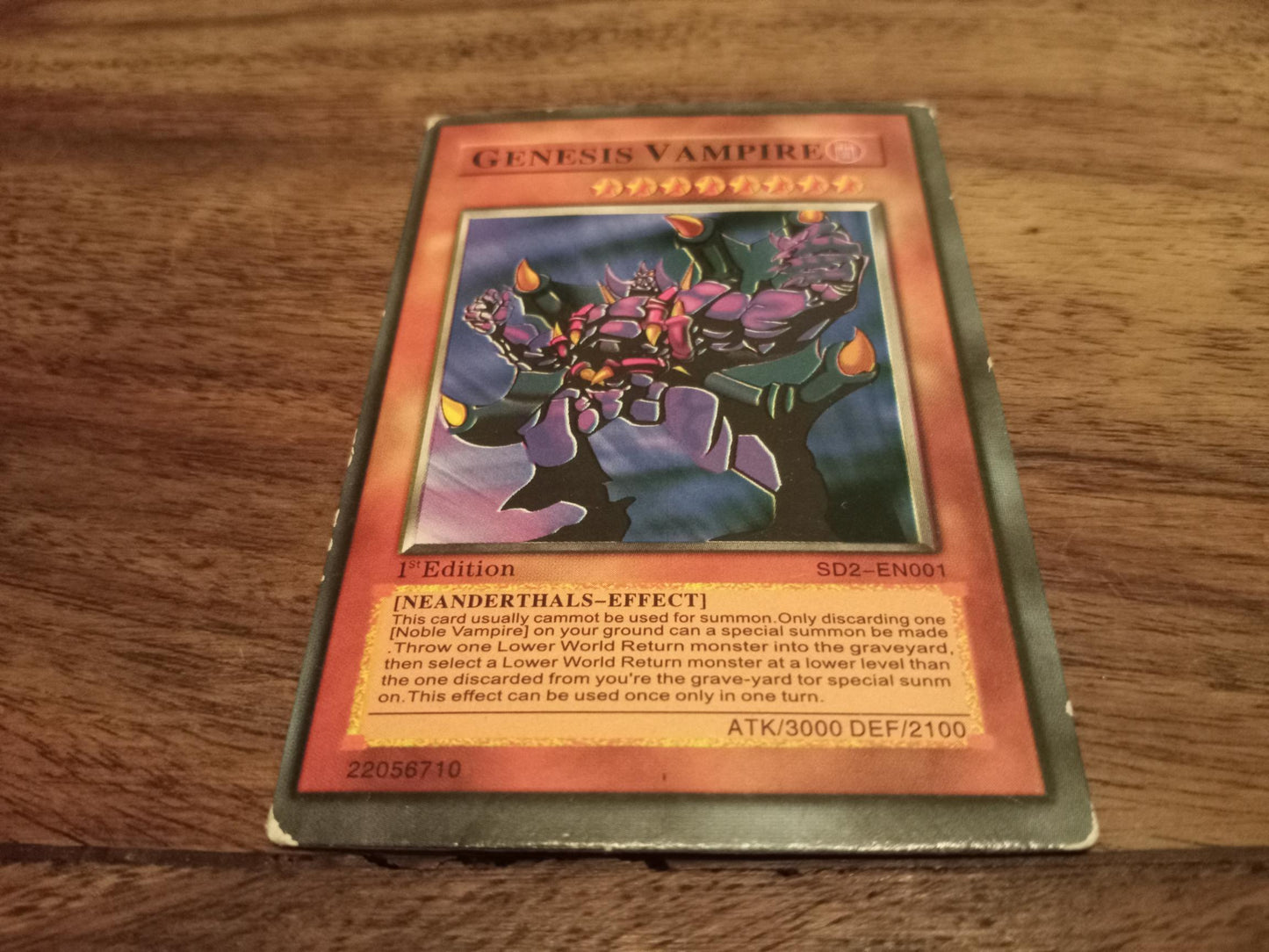 Yu-Gi-Oh! Vampire Genesis SD2-EN001