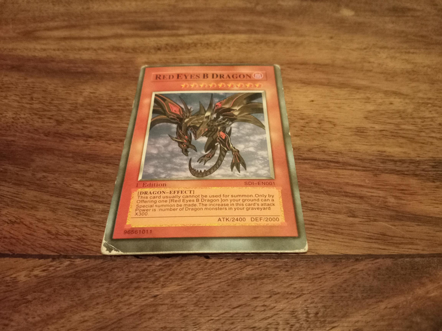 Yu-Gi-Oh! Red-Eyes B Dragon SDI-EN001