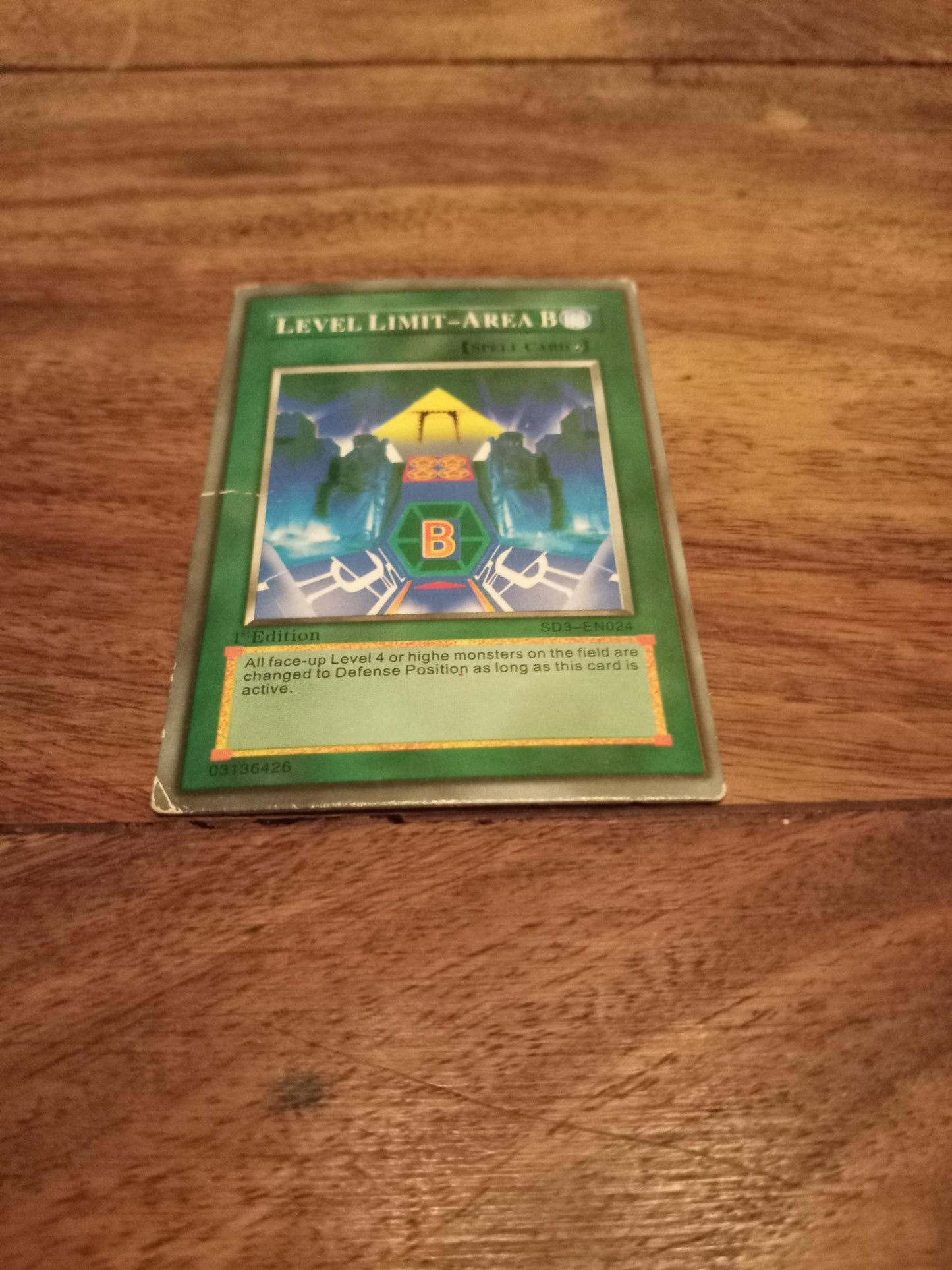 Yu-Gi-Oh! Level Limit Area B SD3-EN024