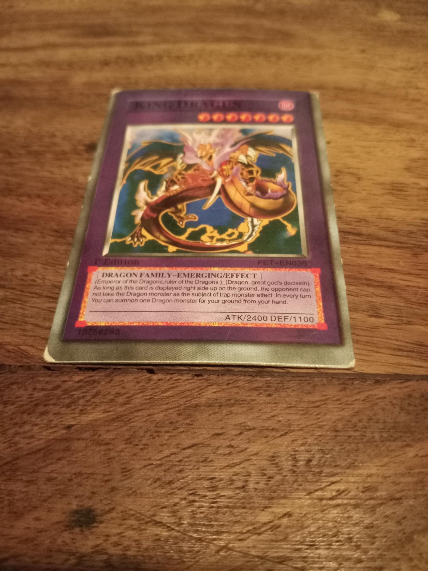 Yu-Gi-Oh! King Dragun FET-EN036