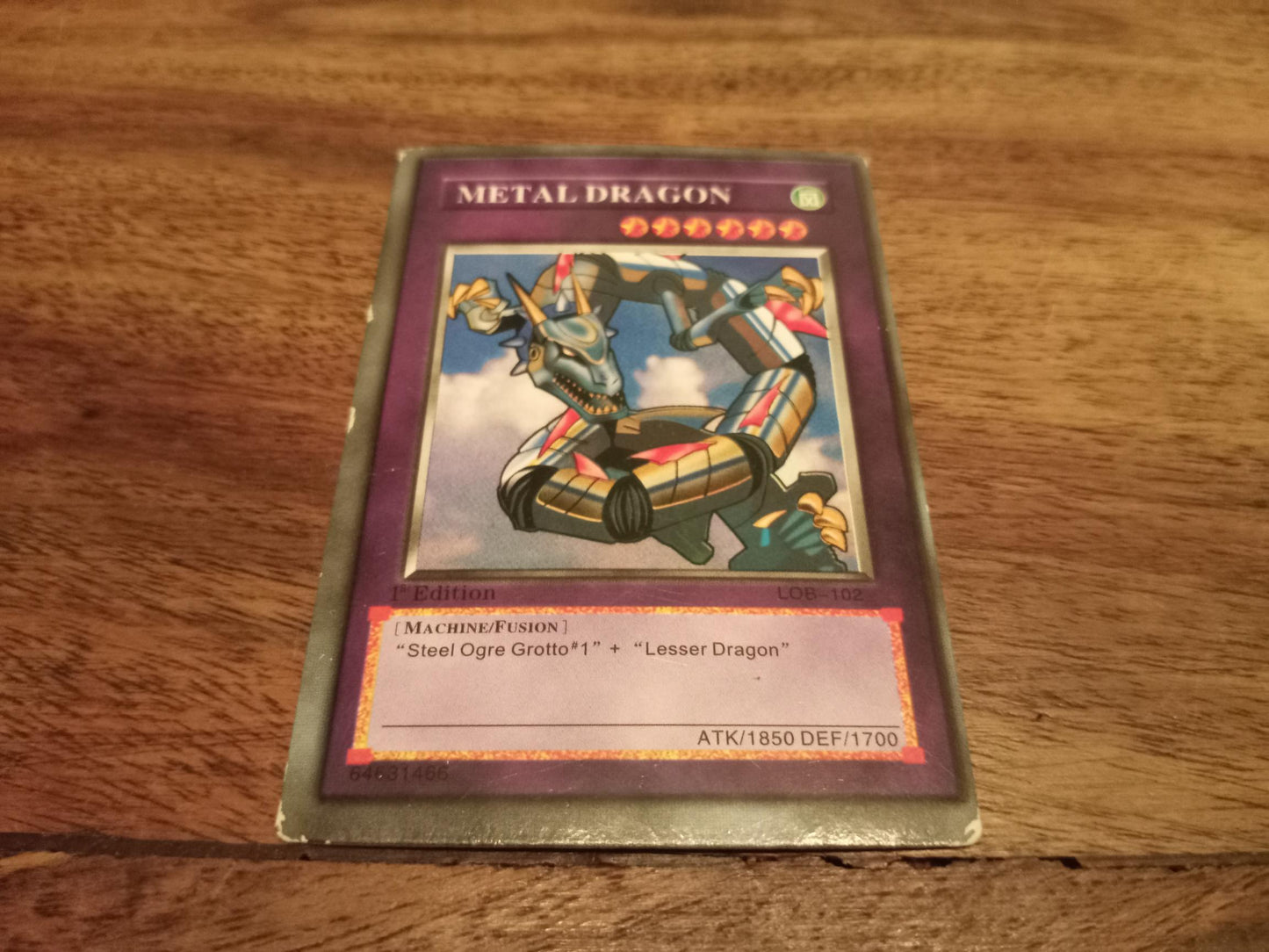 Yu-Gi-Oh! Metal Dragon LOB-102