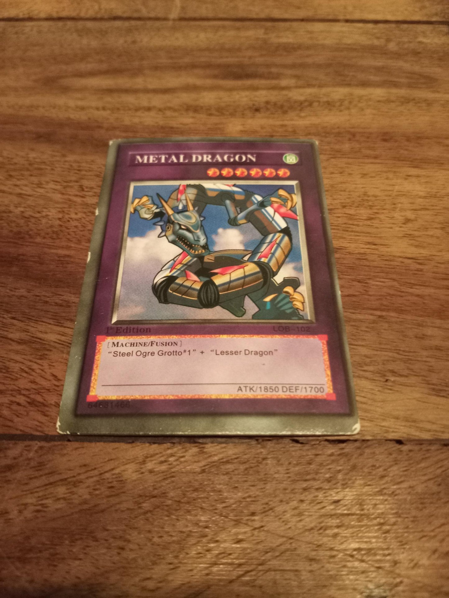 Yu-Gi-Oh! Metal Dragon LOB-102