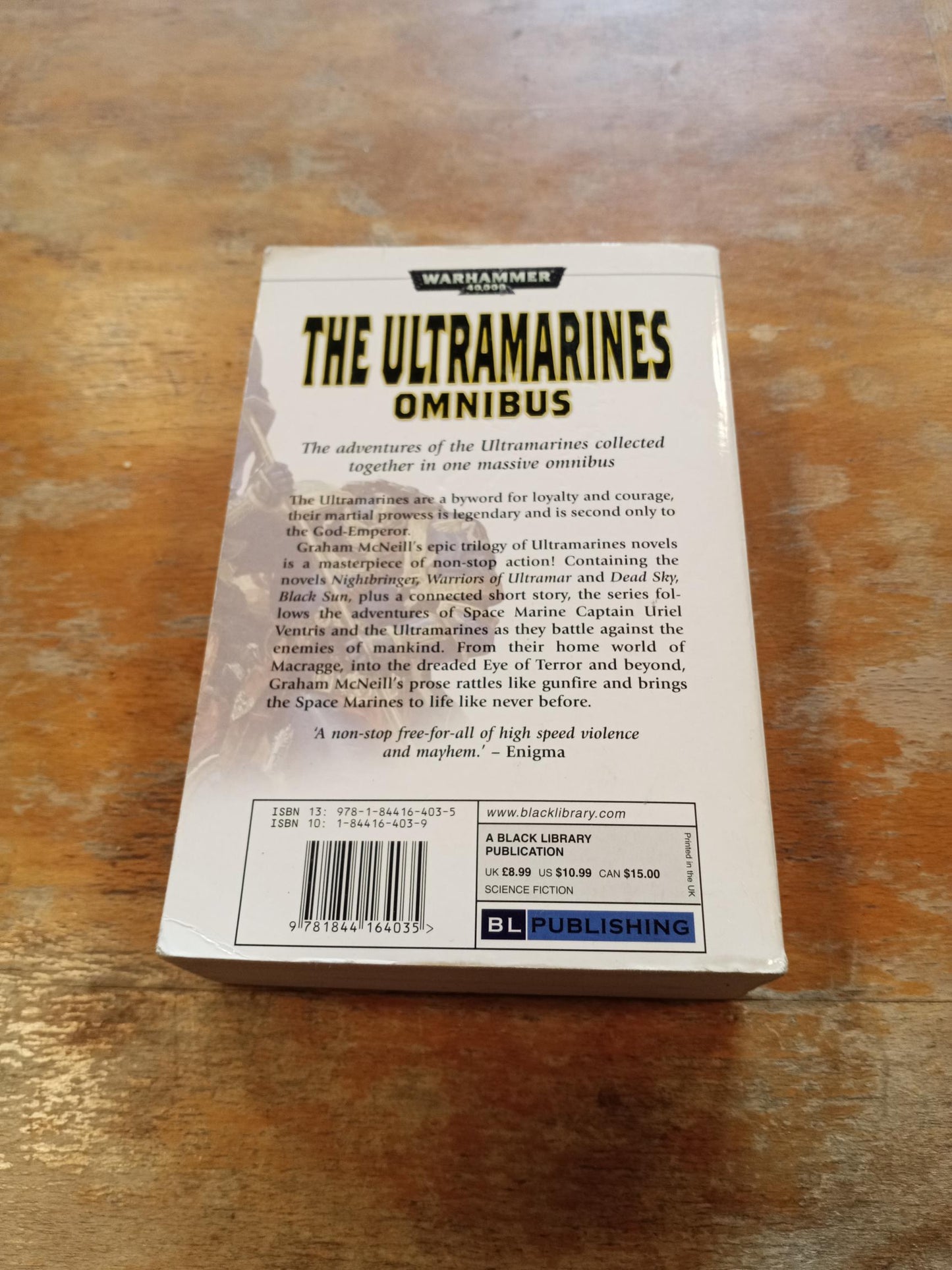Warhammer 40K The Ultramarines Omnibus Black Library 2006