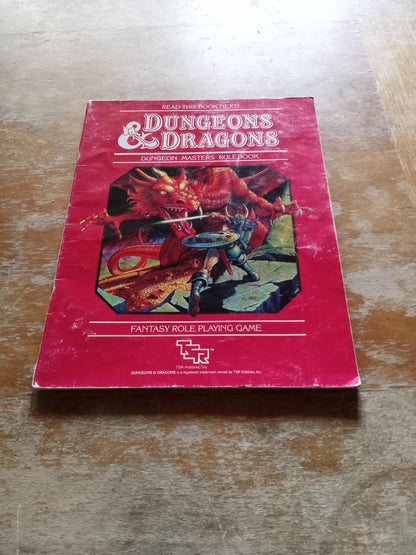 Dungeons & Dragons DUNGEON MASTERS RULEBOOK TSR (1983)